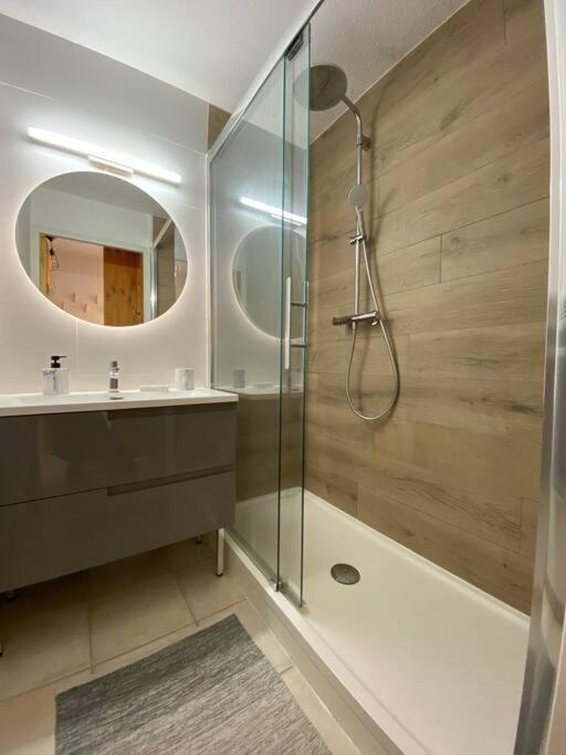 Appartement 4 Pers Grande Terrasse Vue Pistes Ski 생샤프리 외부 사진
