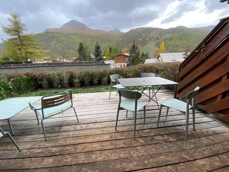 Appartement 4 Pers Grande Terrasse Vue Pistes Ski 생샤프리 외부 사진