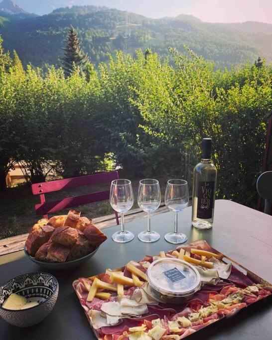 Appartement 4 Pers Grande Terrasse Vue Pistes Ski 생샤프리 외부 사진