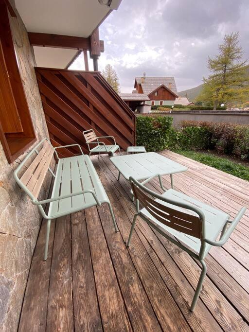 Appartement 4 Pers Grande Terrasse Vue Pistes Ski 생샤프리 외부 사진